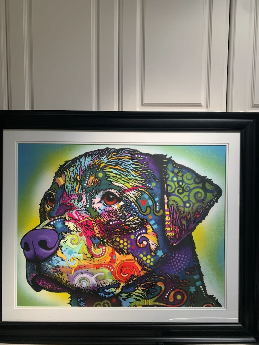 Framed Dog Art Print