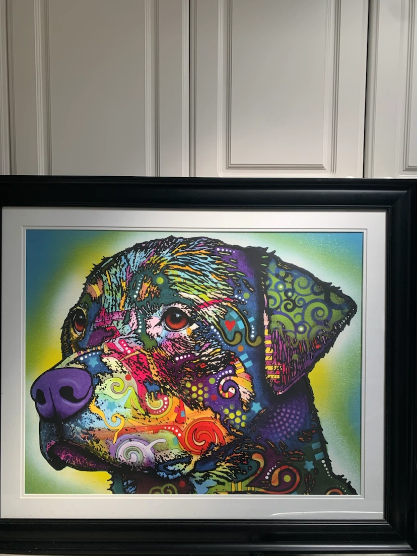Framed Dog Art Print - photo 2