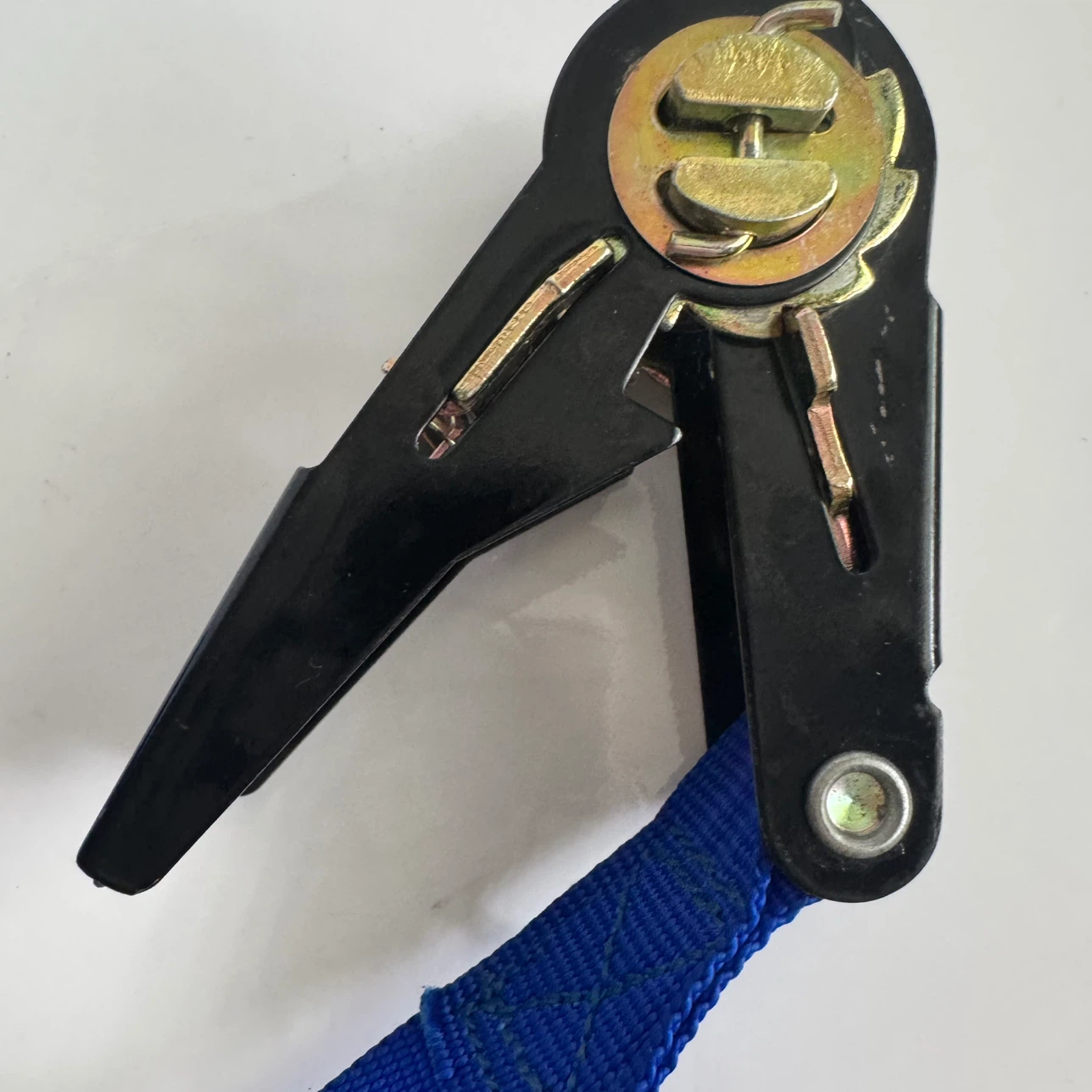 Blue Ratchet Tie Down Straps with S Hooks - photo 4