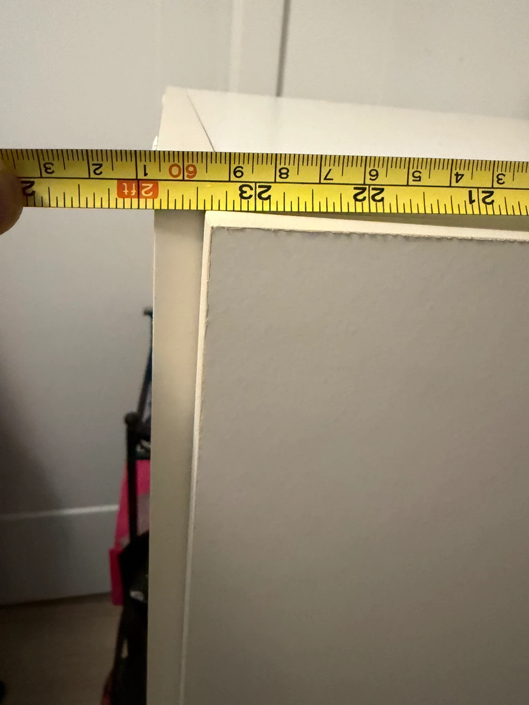 White 2-Door Wardrobe Cabinet - photo 4