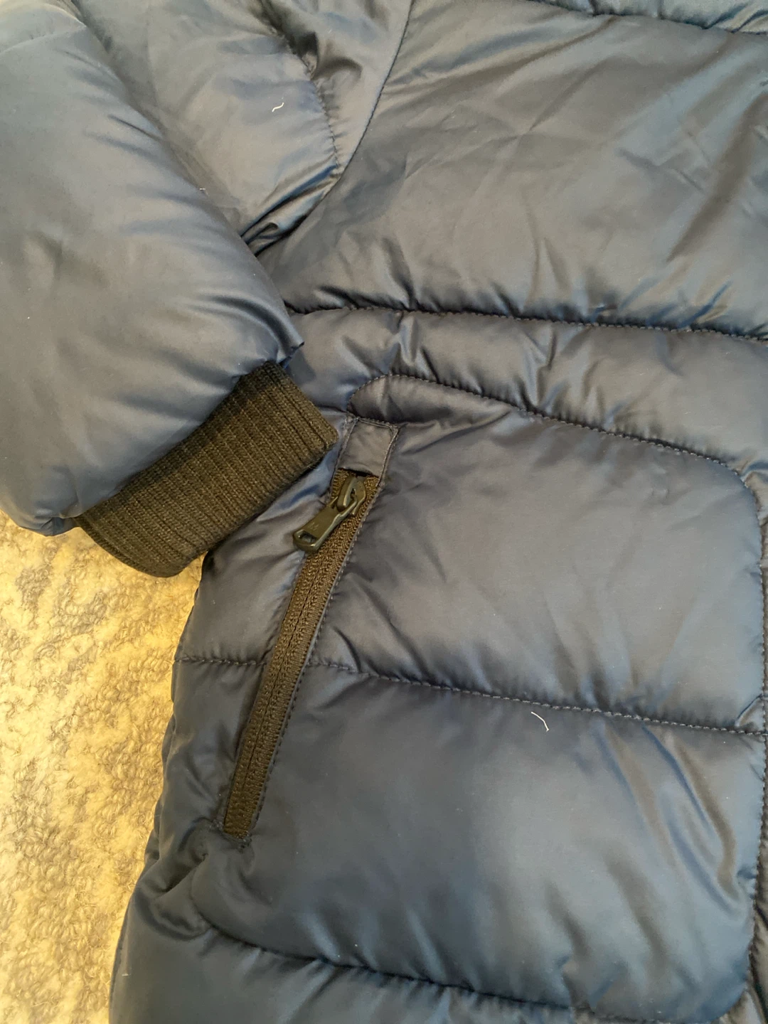 NEW Michael Kors Puffer Kids Jacket - Navy - 4T - photo 3