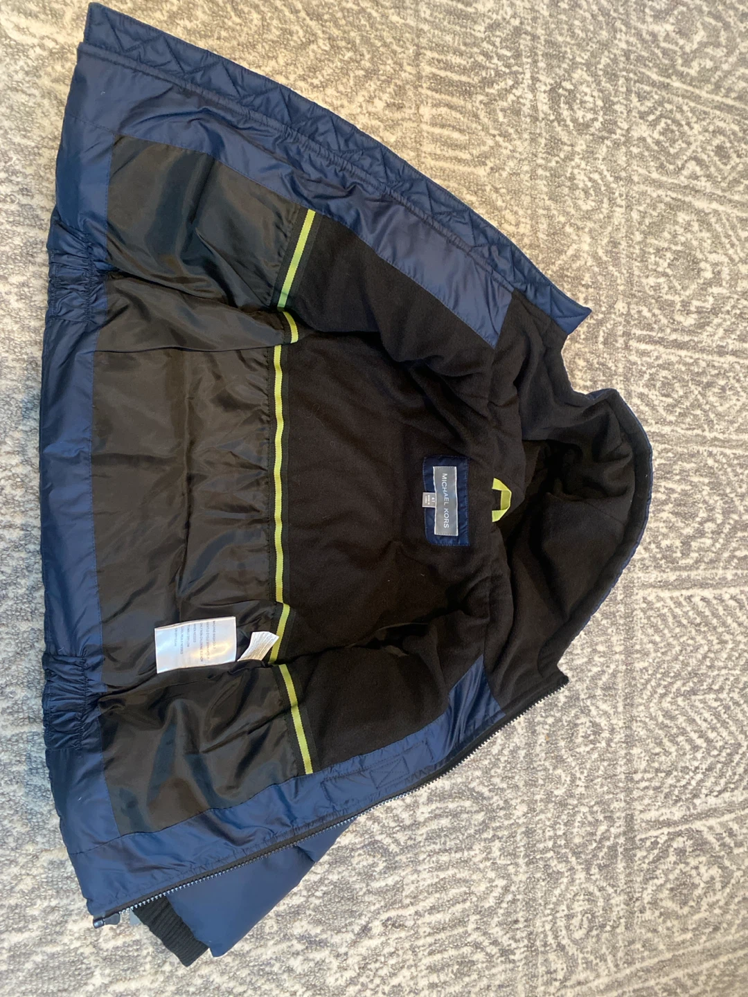 NEW Michael Kors Puffer Kids Jacket - Navy - 4T - photo 5