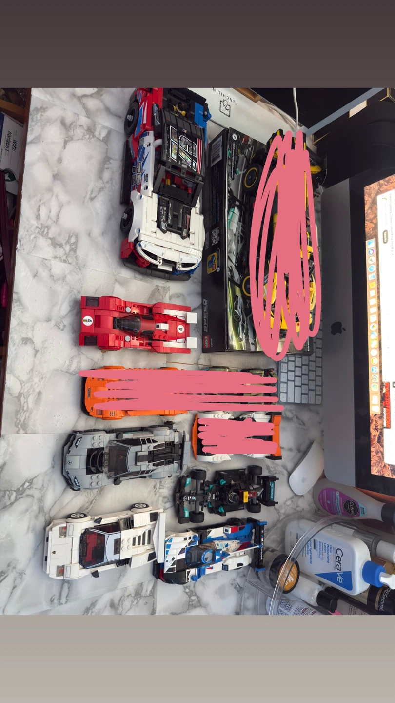 LEGO Speed Champions and Technic Car Sets