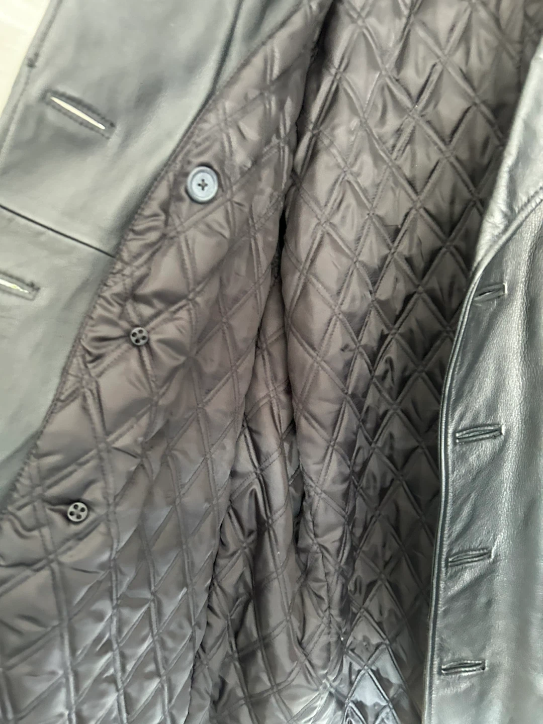 GAP Leather Jacket, Men’s Large - photo 5