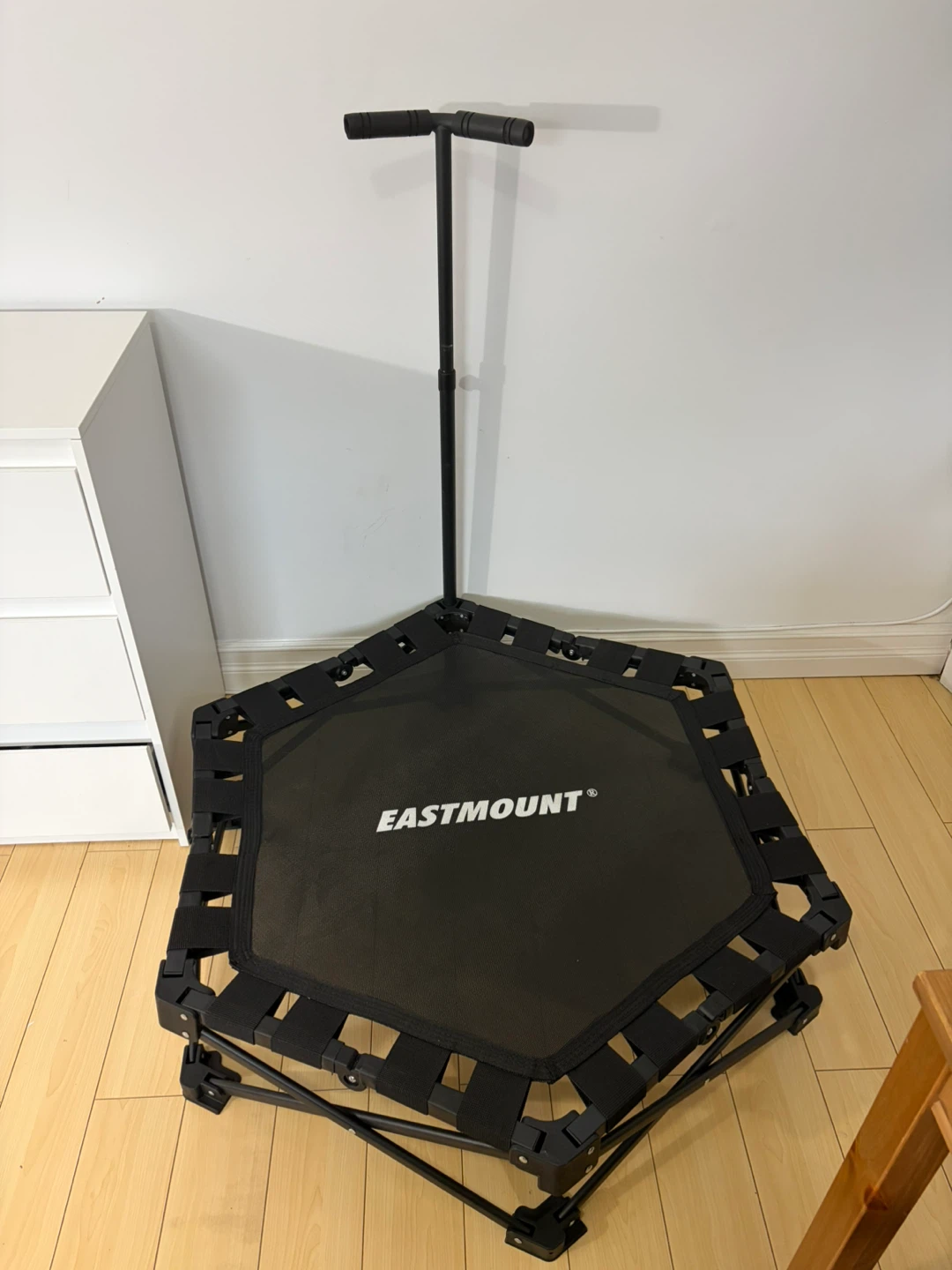 EAST MOUNT Foldable Rebounder Trampoline with Handle