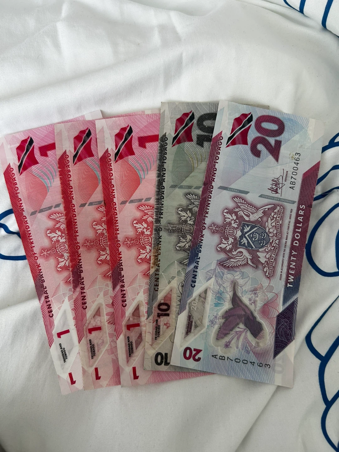 US Dollars and Trinidad & Tobago Dollars Banknotes - photo 2