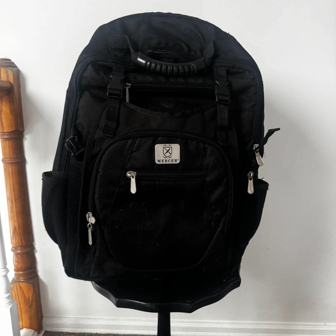 Mercer Black Backpack (Kitchen/Knives)