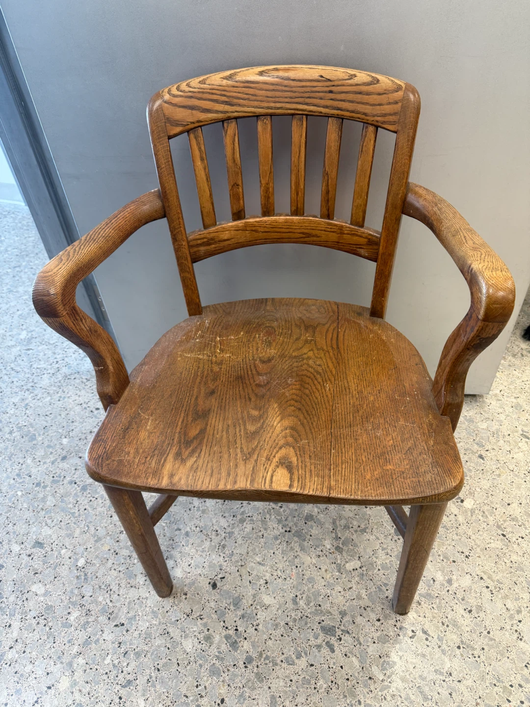 Antique Oak Arm Chair