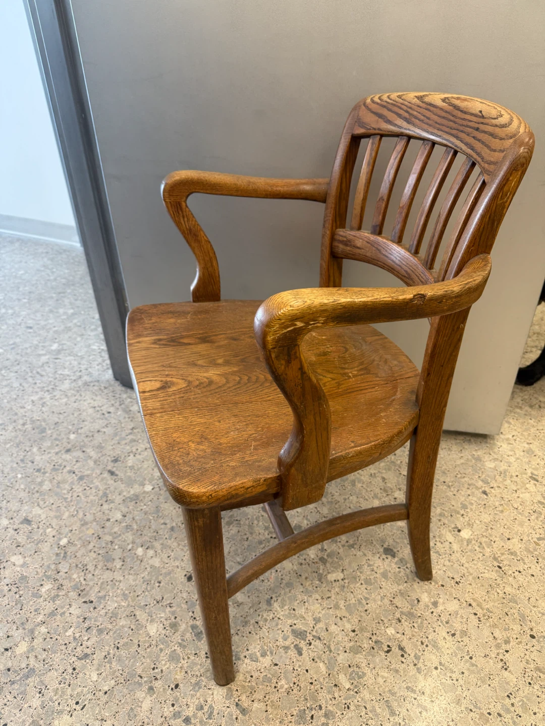 Antique Oak Arm Chair - photo 3