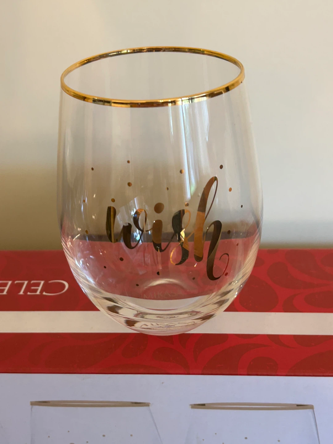 Mikasa Celebrations Set of 4 Stemless Wine Glasses - photo 3
