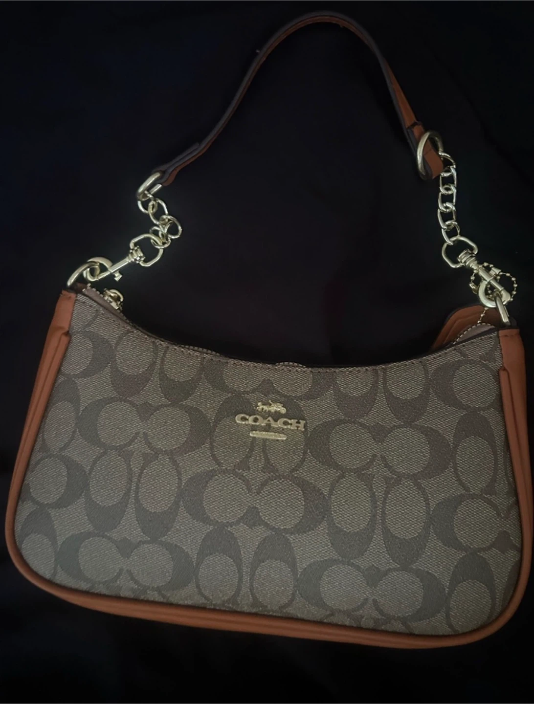 Coach Signature Canvas Shoulder Bag