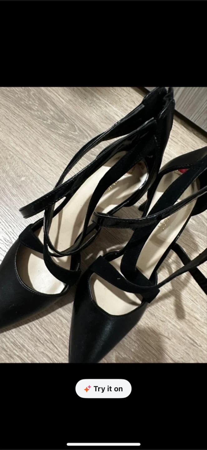 NEED GONE TODAY‼️ size 6 - Nine West Black Strappy Heels - photo 4