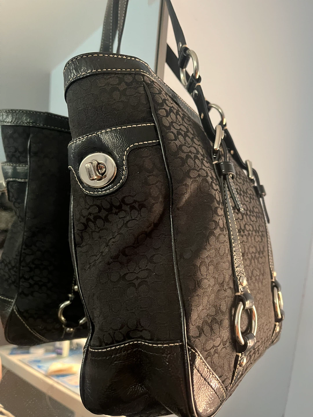 Coach Signature Tote Bag Black - photo 2