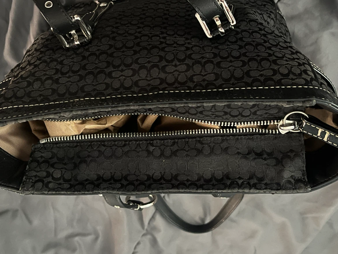 Coach Signature Tote Bag Black - photo 3