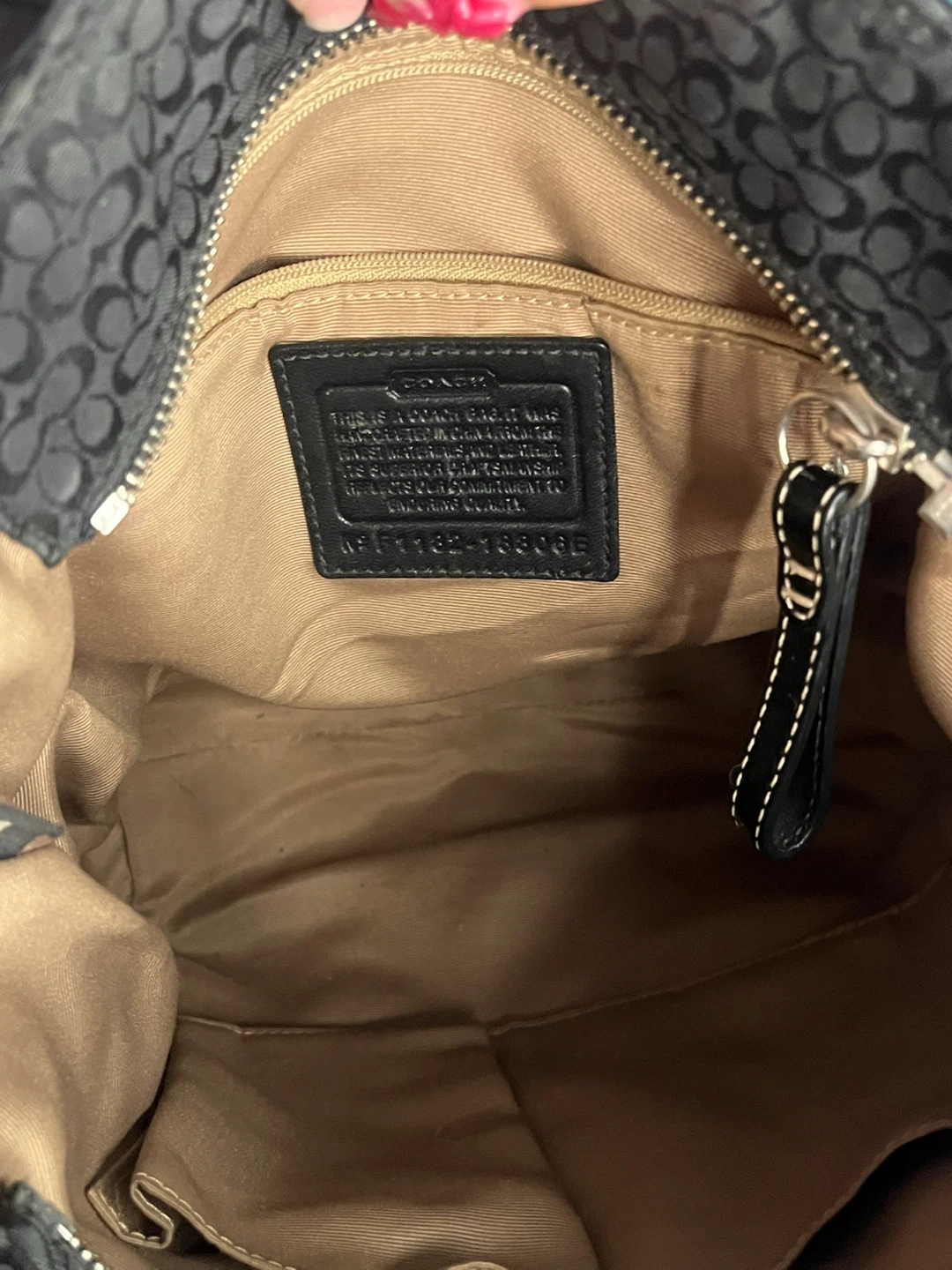 Coach Signature Tote Bag Black - photo 5