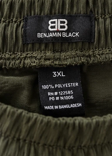 Benjamin Black Men’s Cargo Shorts Olive Green Size 3XL - photo 3