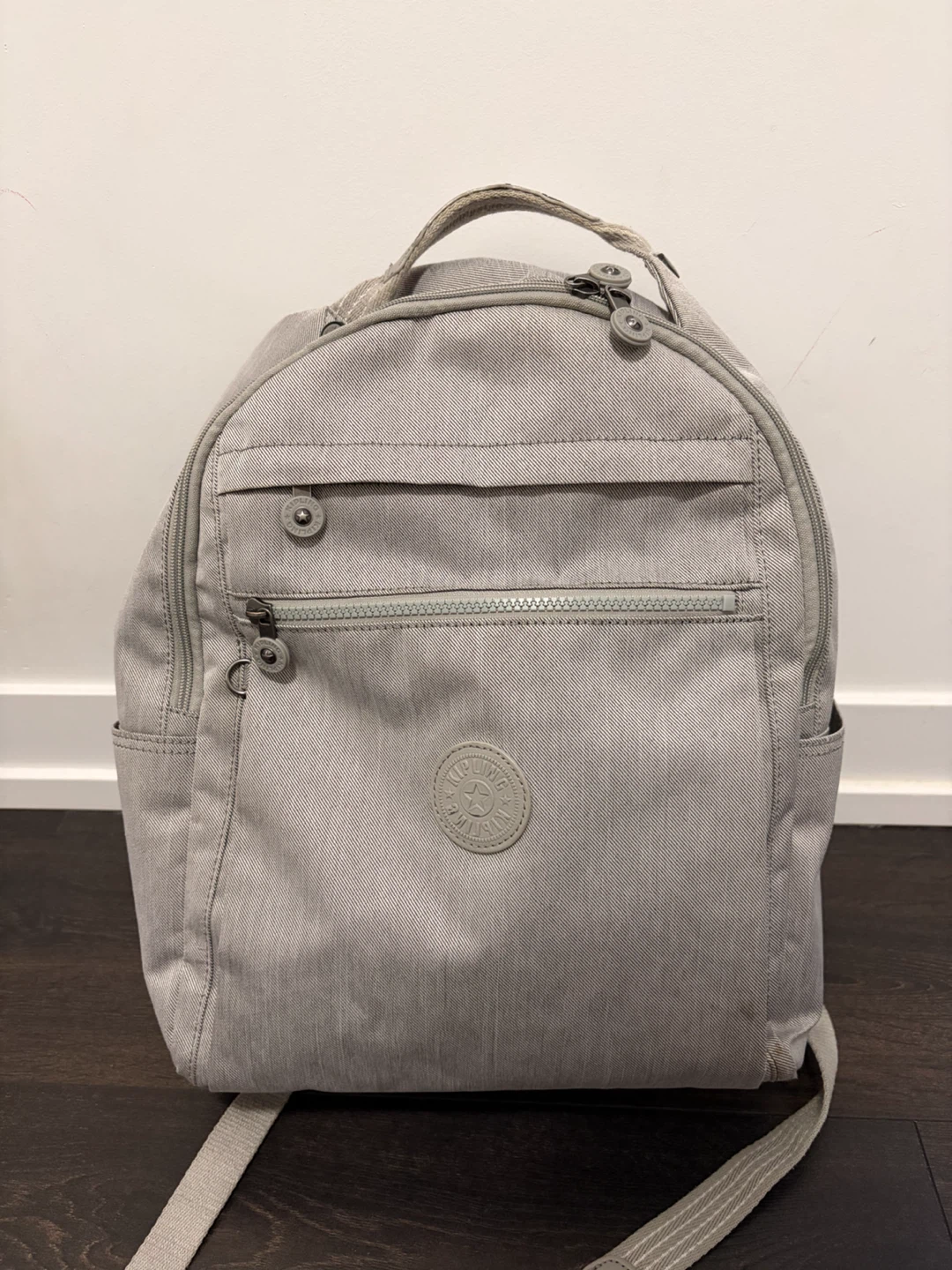 Kipling Grey Backpack
