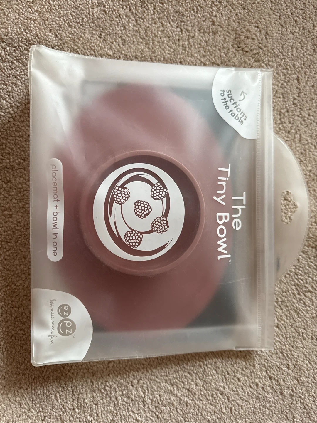 Brand new Tiny Bowl Placemat + Bowl