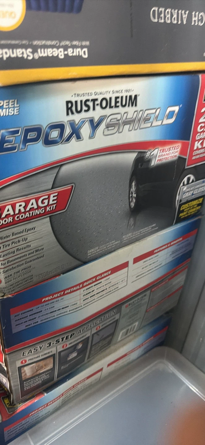 4.   Boxes100 each Rust-Oleum EpoxyCoating Kit