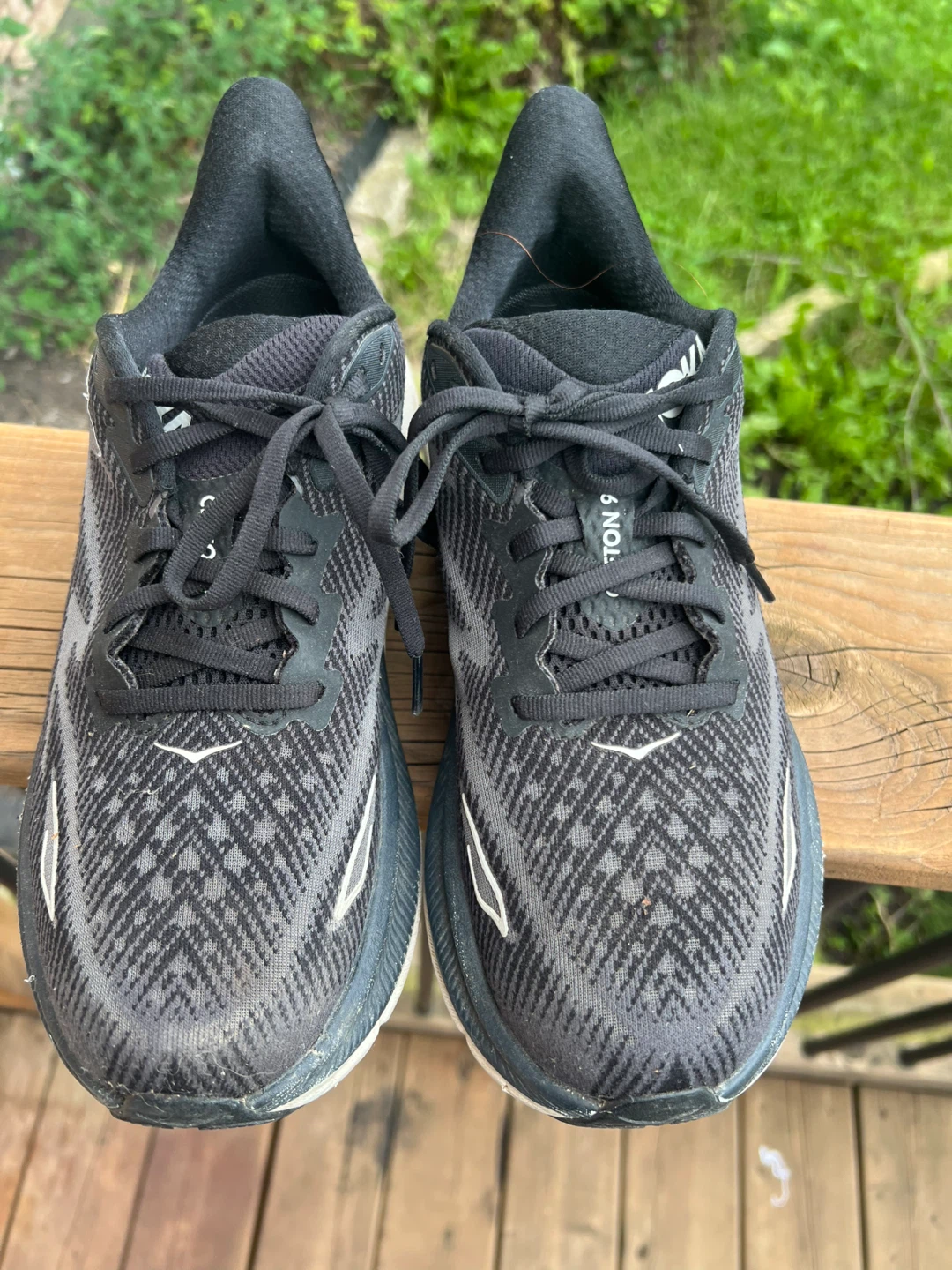 Hoka Clifton 9 Women's Running Shoes - Black
