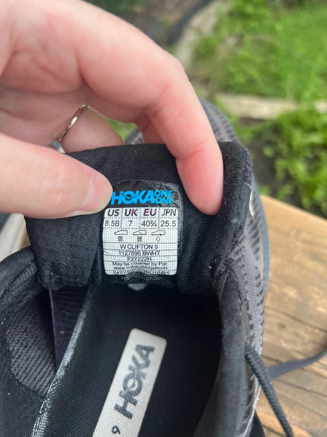 Hoka Clifton 9 Women's Running Shoes - Black - photo 5