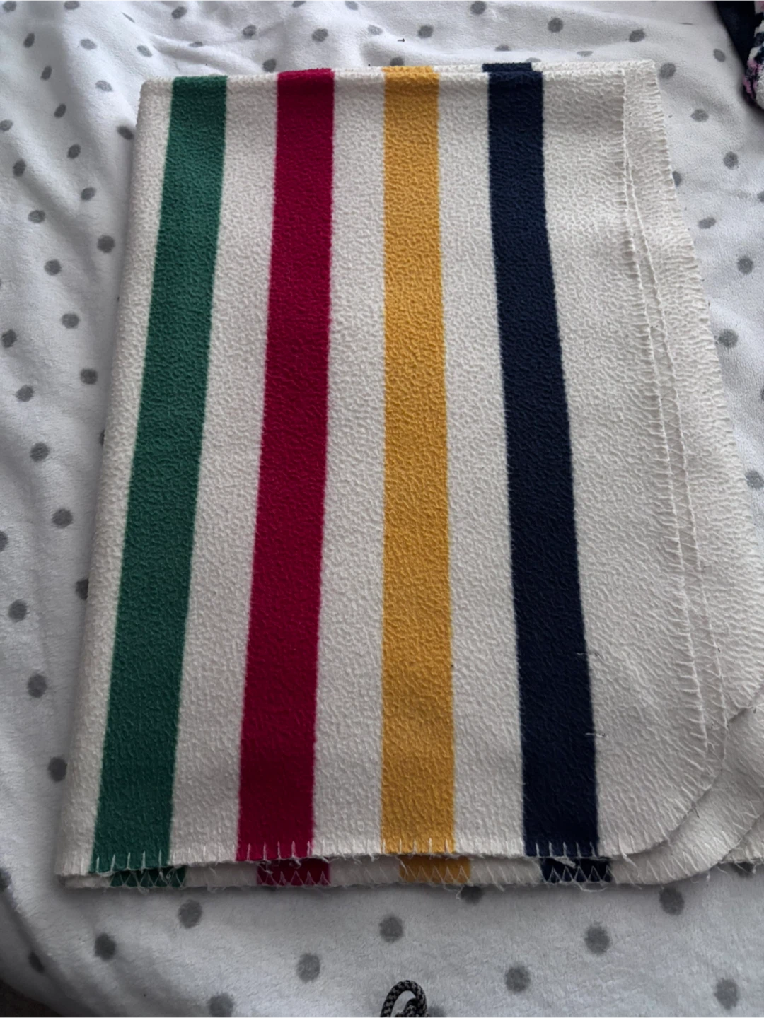 Hudson's Bay Iconic Stripe Fleece Throw Blanket