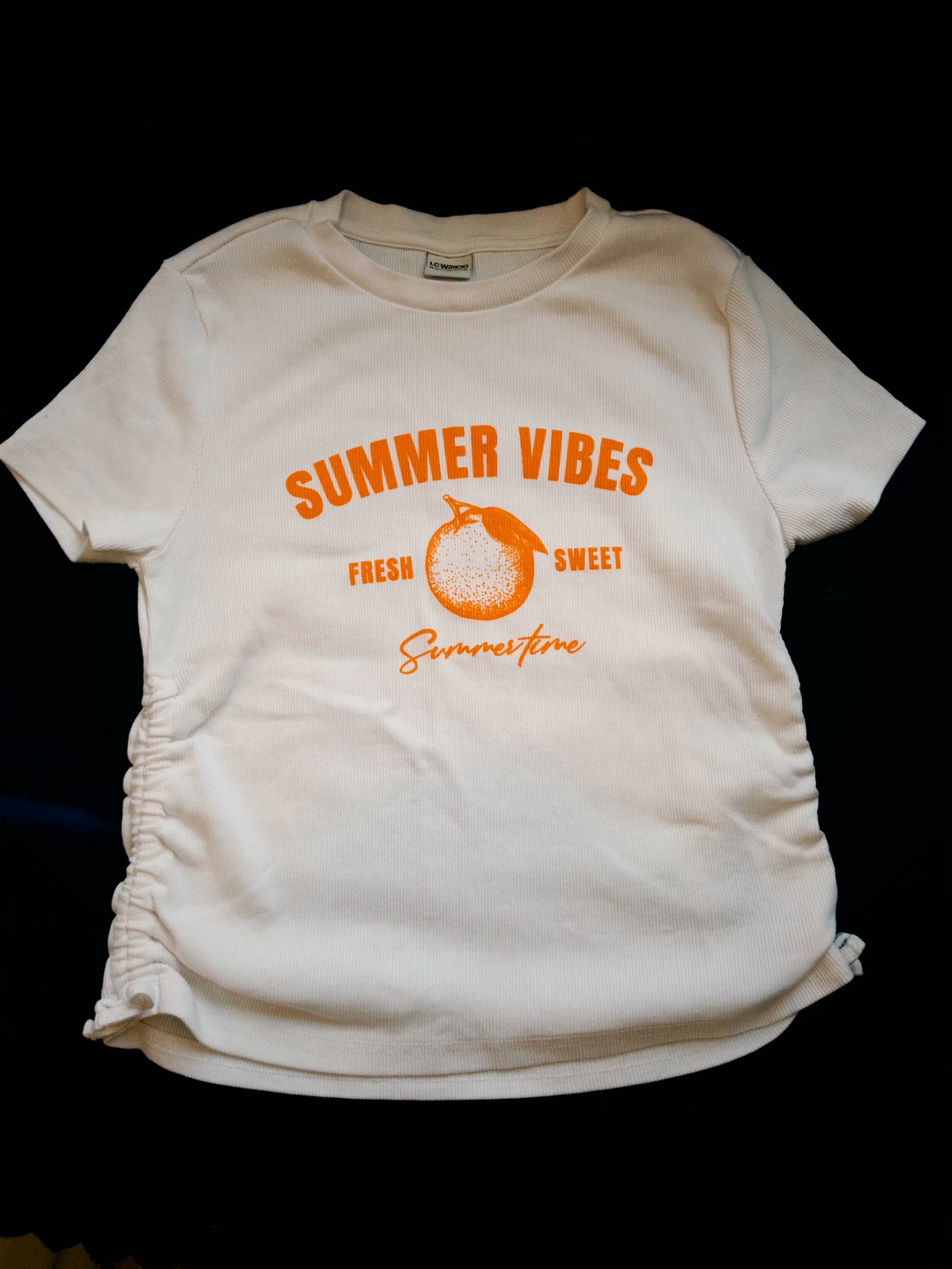 LC Waikiki White "Summer Vibes" T-Shirt - photo 2