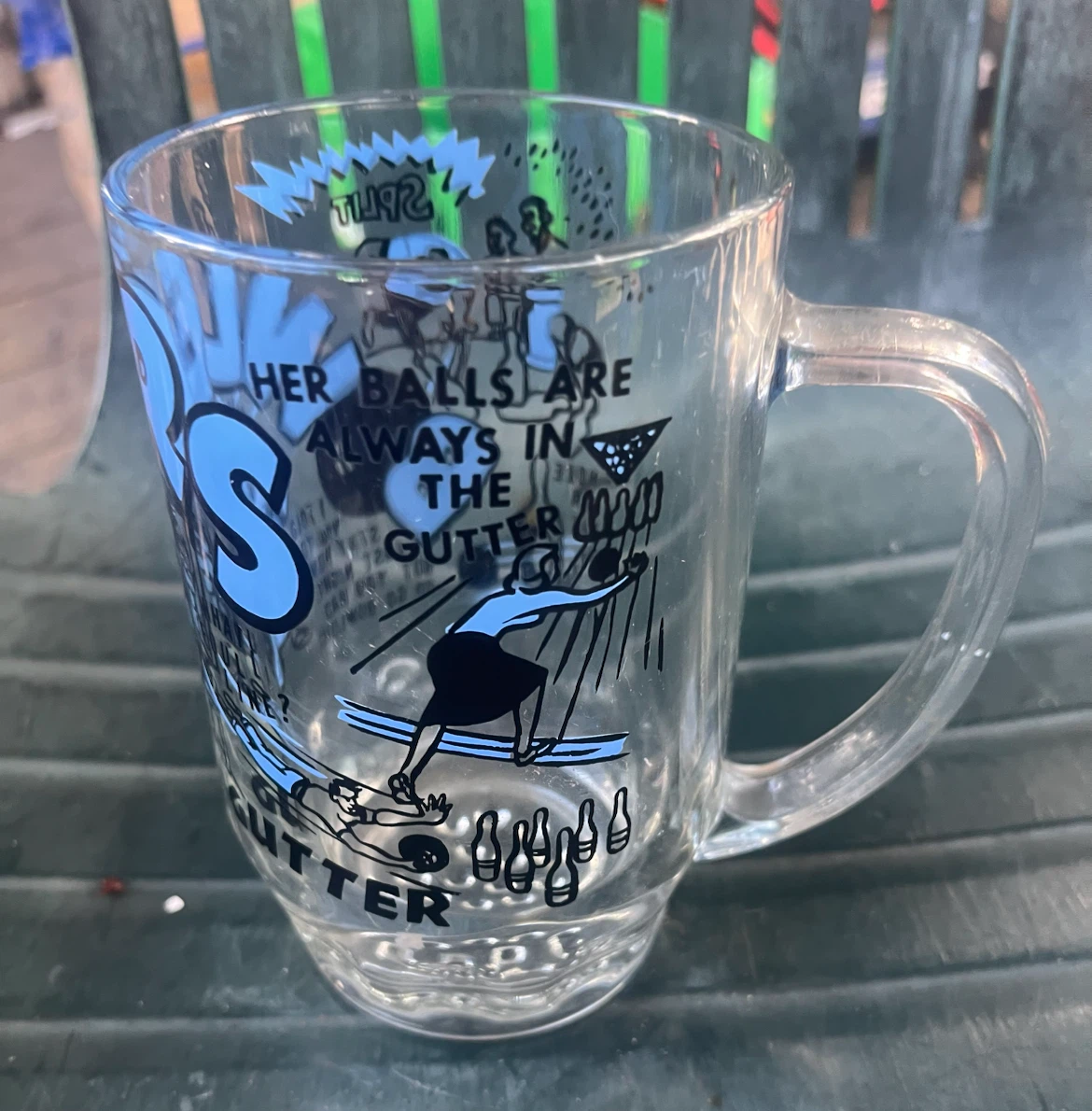 Vintage "Bowl" Mug with Bowling Graphics - photo 3