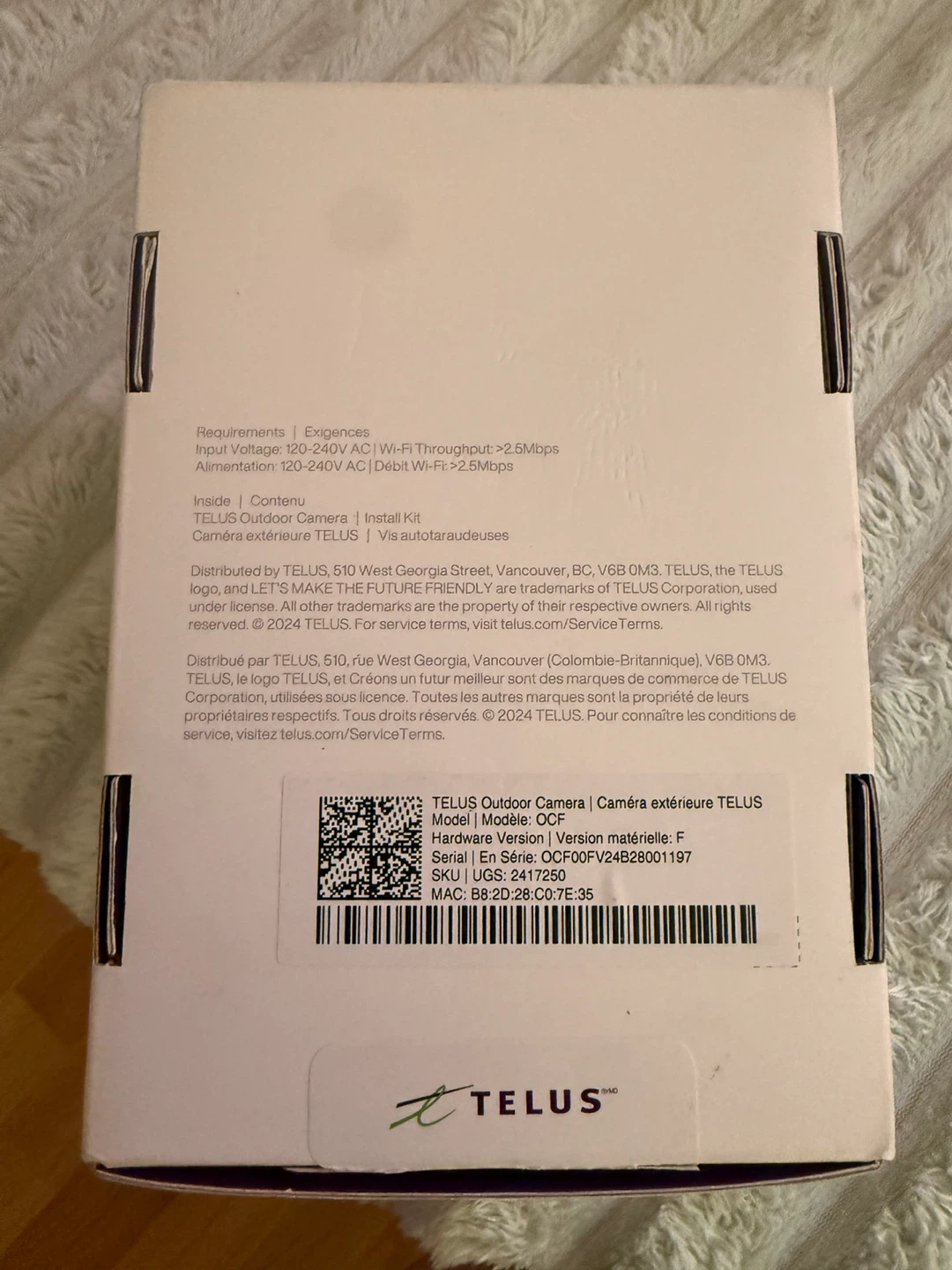 Telus outdoor camera - photo 2
