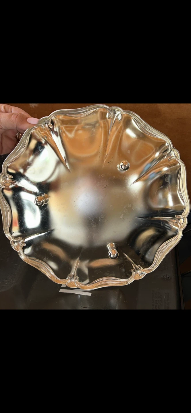 Silver-Plated Decorative Bowl