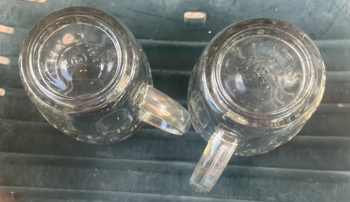 Set of 2 Clear Glass Beer Mugs - photo 2