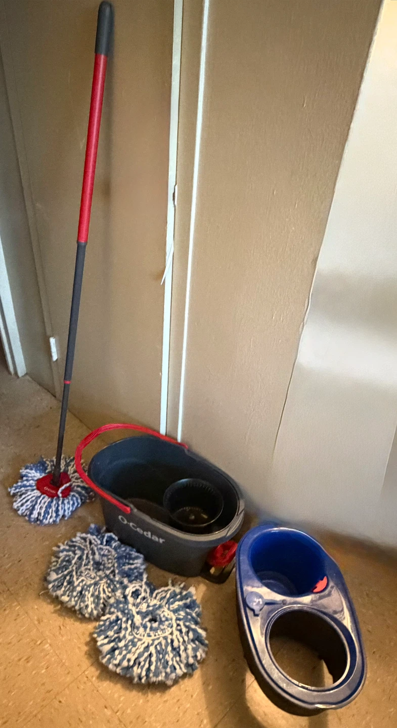 O-Cedar Microfiber Spin Mop with Bucket