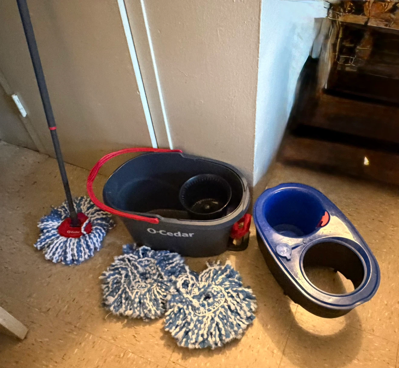 O-Cedar Microfiber Spin Mop with Bucket - photo 3