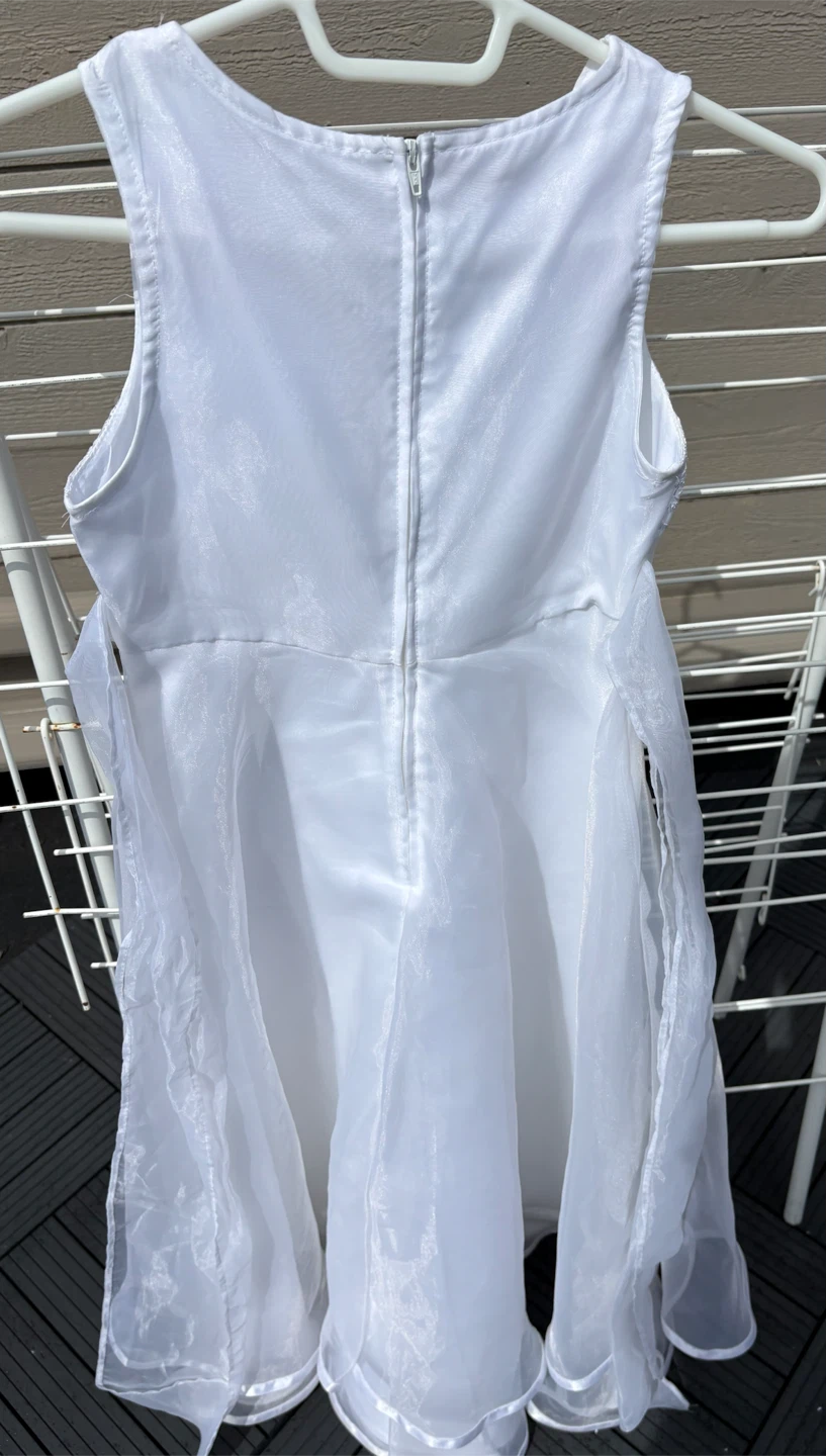 Bonnie Jean White Girls Dress Size 8 - photo 2