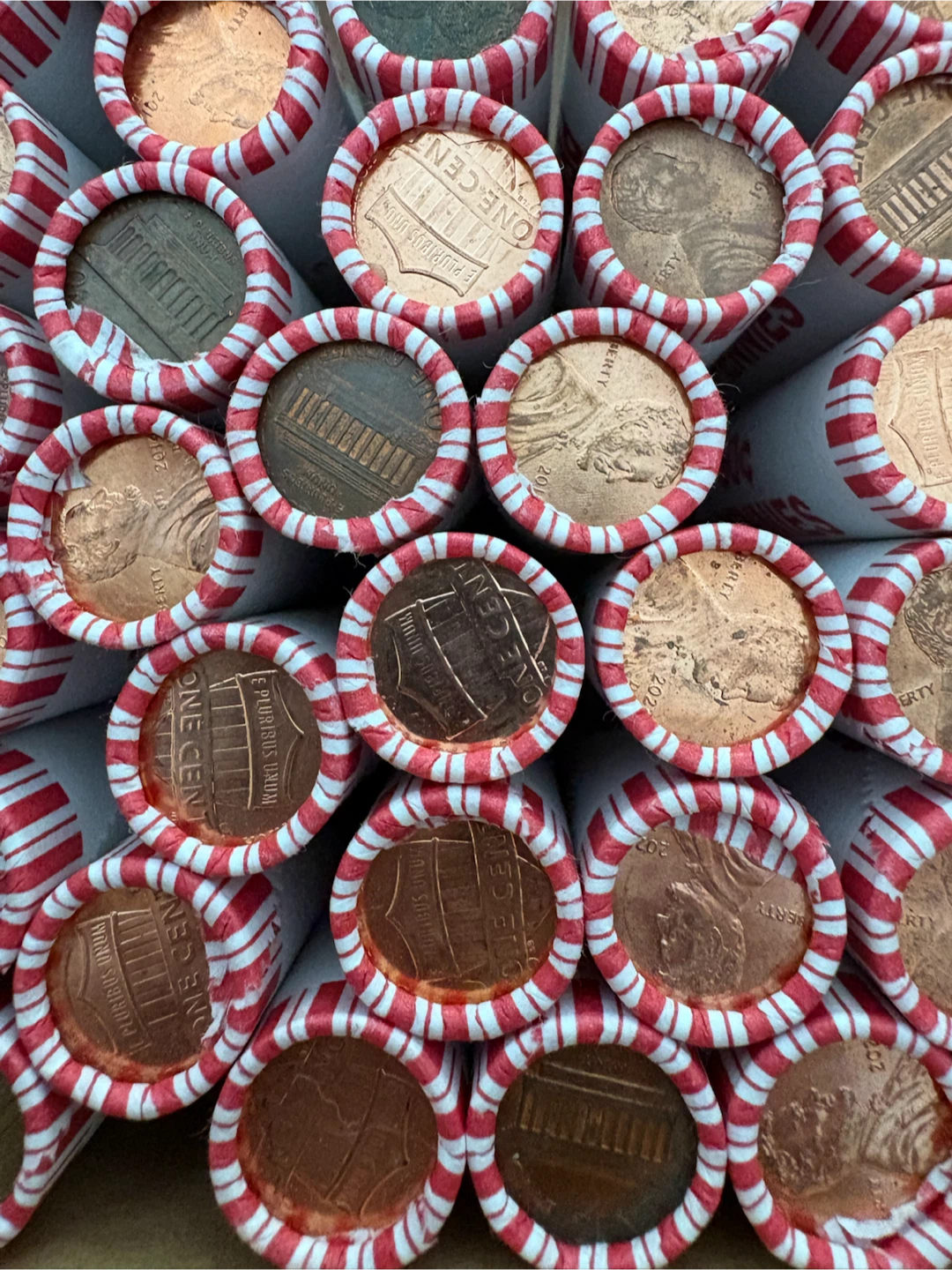 $25 Box of sealed US pennies