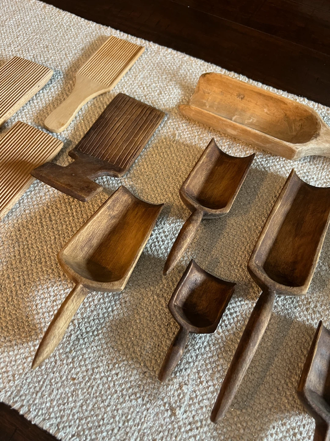 15pc Primitive Wooden Kitchen Utensil Lot - photo 4