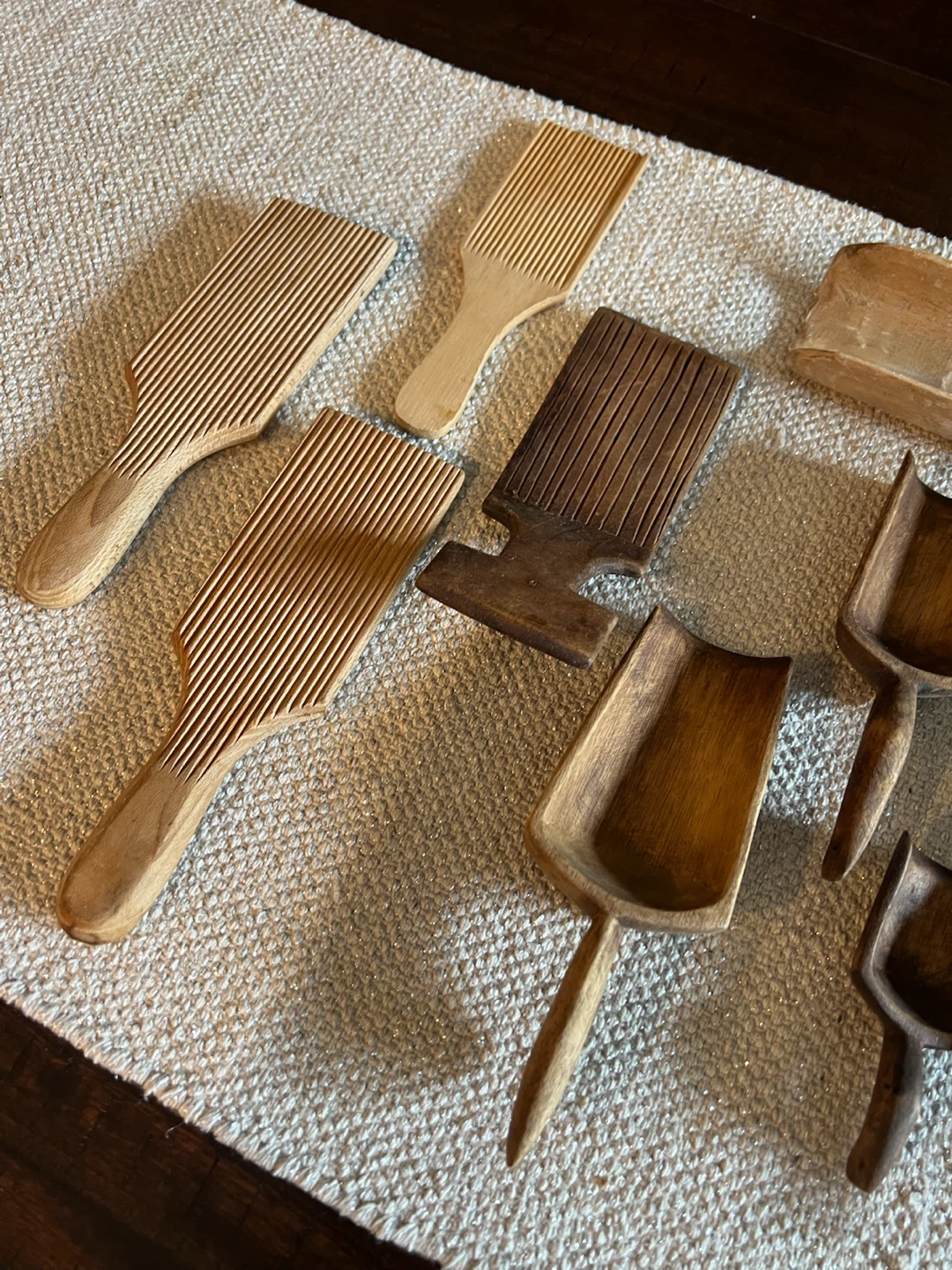 15pc Primitive Wooden Kitchen Utensil Lot - photo 5