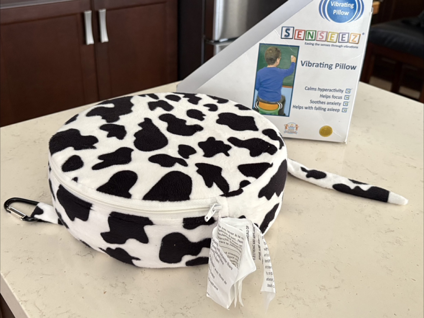 Senseez Furry Cow Vibrating Pillow