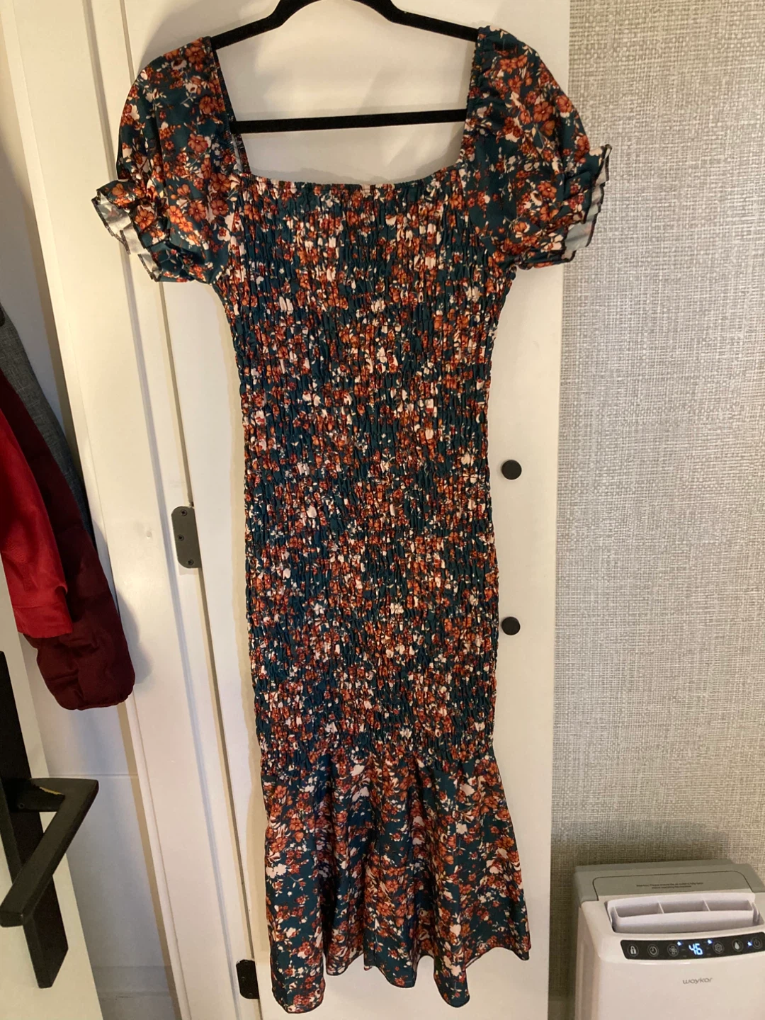Floral Smocked Midi Dress - photo 2