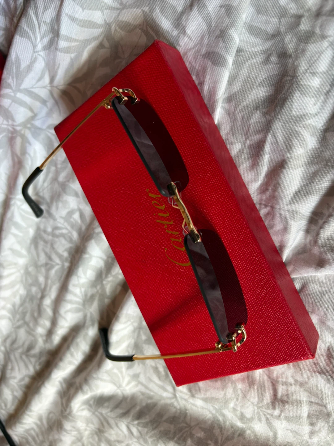 Cartier rimless sunglasses