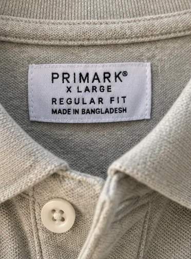 Primark Men’s Light Gray Polo Shirt – Size XL – Regular Fit - photo 3