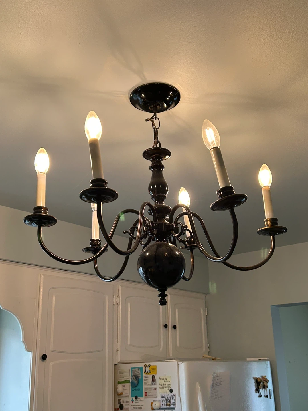 Black 5-Light Chandelier
