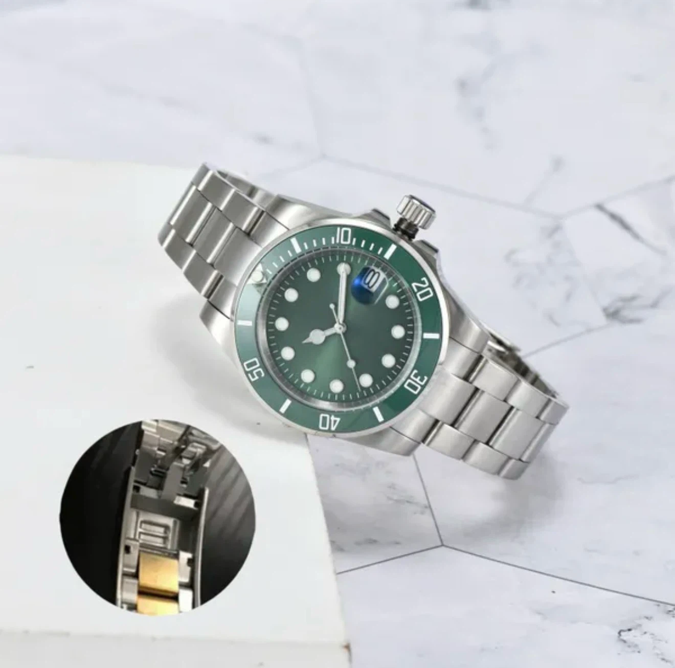 Men’s stainless steel  watches all 41mm wind up - photo 3