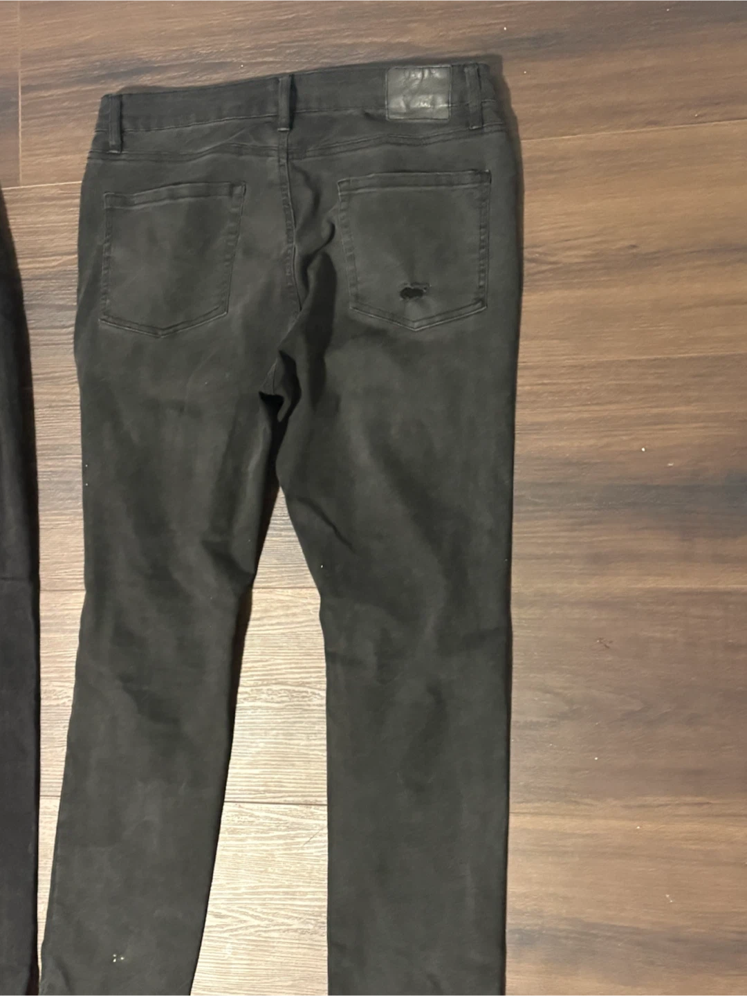 Two pairs of men's black denim jeans - photo 2