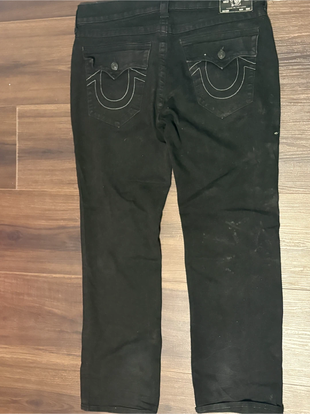 Two pairs of men's black denim jeans - photo 4