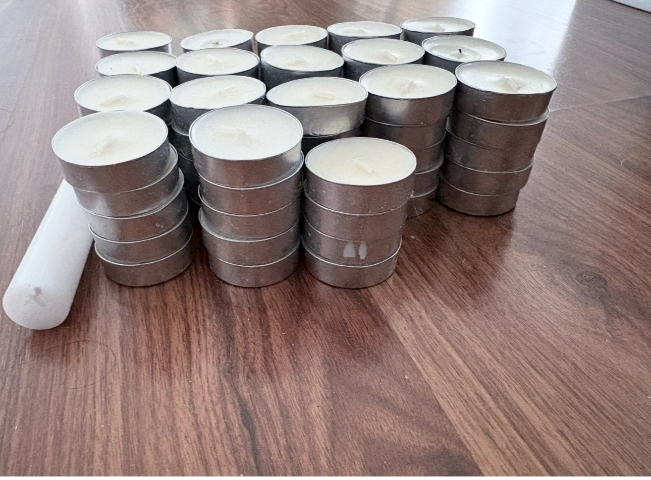 Set of 90 White Tea Light Candles - photo 3