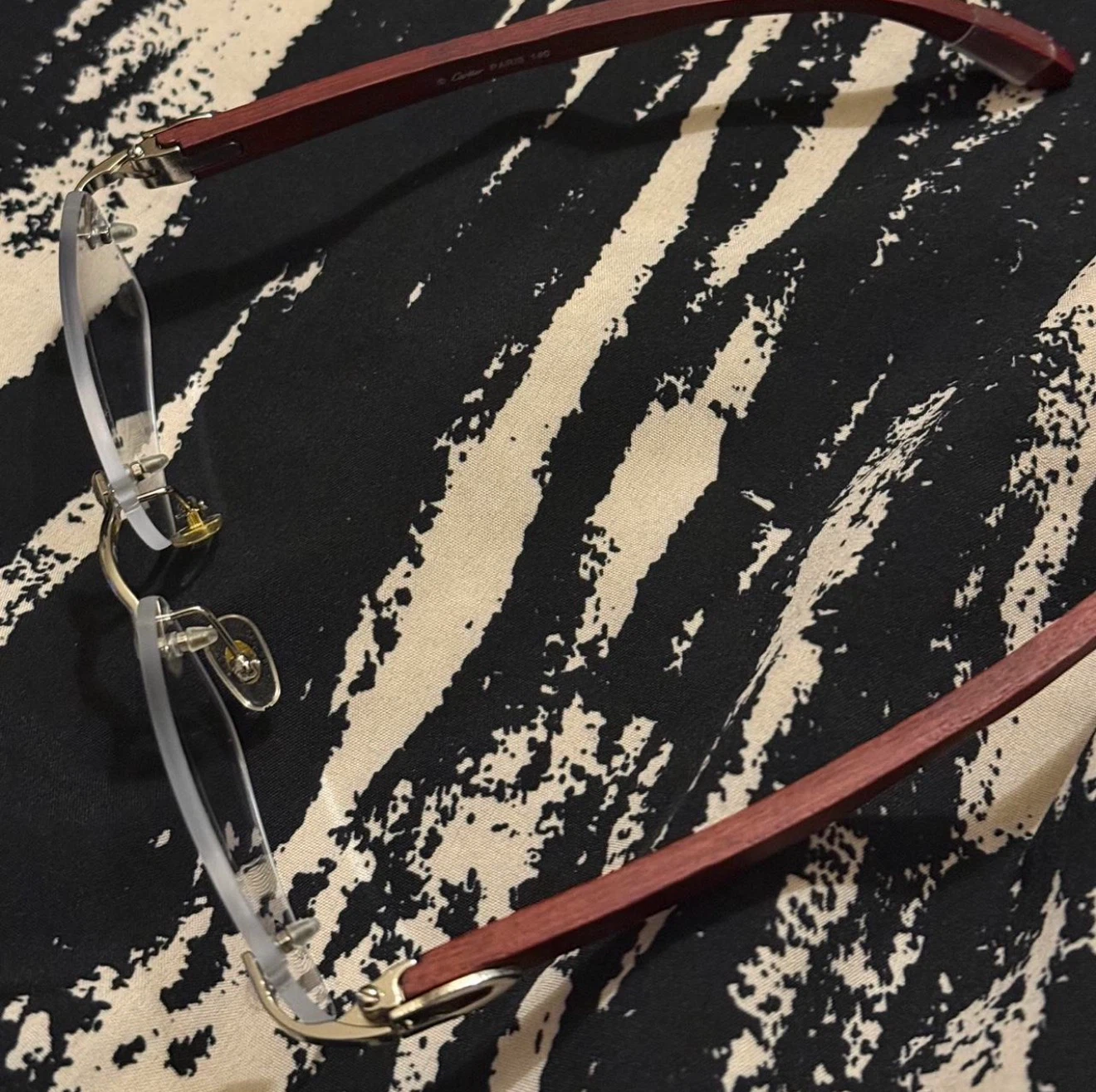 Men’s silver Rimless Eyeglasses : - photo 3