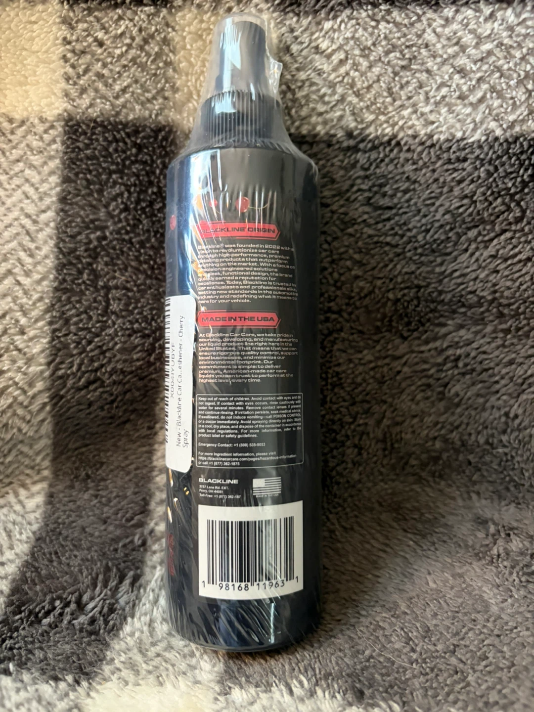 Blackline Car Care Wild Cherry Sprayable Air Freshener - photo 3