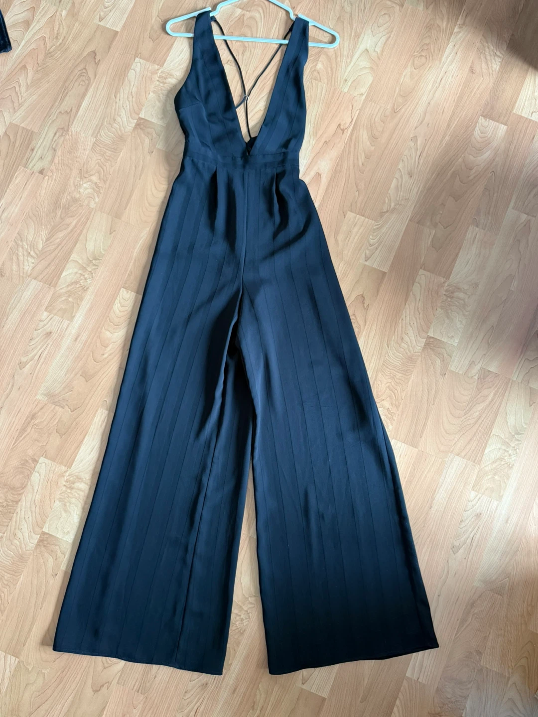 Jumpsuit noire sans manches