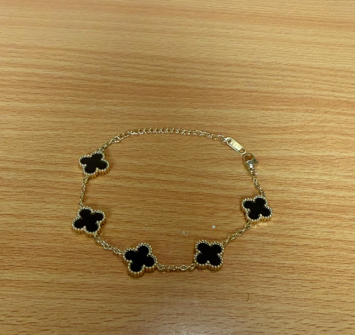 Clover motif chain bracelets - photo 4